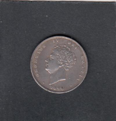 Beschrijving: 1 Shilling GEORGIUS IV  